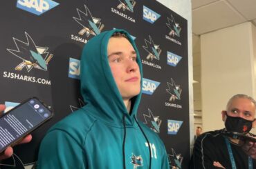 Celebrini Doesn't Want To Discuss Officiating, Barzal Hit | Sharks vs. Islanders Post-Game (3.7.26)