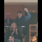 Coach McCarthy at the Penguins game! 🎥 @penguins