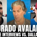 Jared Bednar, Nicolas Roy & Victor Olofsson Discuss Trades to Colorado Avalanche at Trade Deadline