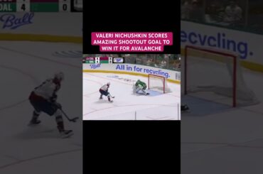 VALERI NICHUSHKIN SCORES INSANE SHOOTOUT GOAL TO WIN IT FOR AVALANCHE