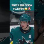 That was NASTY from Celebrini! 😱