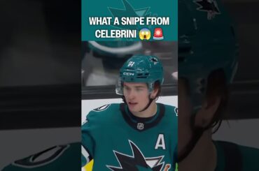 That was NASTY from Celebrini! 😱