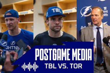Postgame Media vs TOR | Cooper, Hagel, Perry
