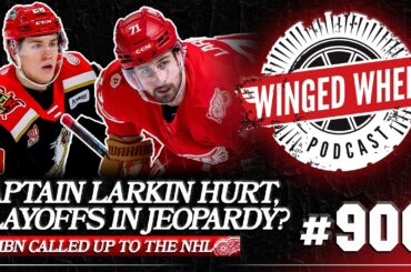 LARKIN INJURED, MBN CALLED UP, PLAYOFFS IN JEOPARDY? - Winged Wheel Podcast - Mar. 8th, 2026