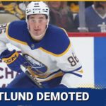 Noah Ostlund sent down due to numbers crunch, despite playing great for the Buffalo Sabres