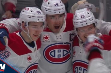 Nick Suzuki Blasts One-Timer To Score Clutch Goal