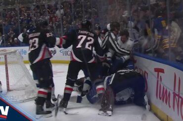 All-Out Melee Breaks Out In Buffalo As Sabres, Lightning Go At Each Other