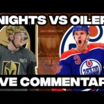 Edmonton Oilers Vs Vegas Golden Knights LIVE COMMENTARY! | 2025-26 NHL Season