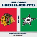 NHL Highlights | Blackhawks vs. Stars - March 8, 2026