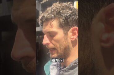 Nic Dowd on playing first game in #goldenknights jersey.