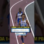 45.3 indoor PBs for Florida duo Justin Braun and Jayden Horton-Mims in SEC 400m prelim 🐊