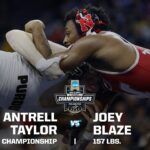 Antrell Taylor vs. Joey Blaze: 2025 NCAA wrestling championship (157 pounds)