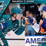 San Jose Sharks vs New York Islanders - 3/7/2026 - Teal Town USA After Dark (Postgame)