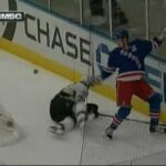 Marc Staal drops Evgeni Malkin