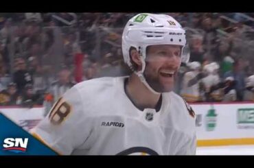 Bruins' Pavel Zacha Notches Second Career Hat Trick vs. Penguins