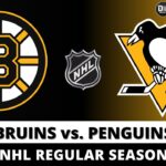 BOSTON BRUINS VS PITTSBURGH PENGUINS 🏒 NHL Game Score Radio Play-by-Play
