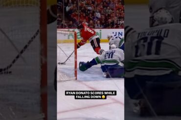 JAW DROPPING goal from Ryan Donato 🤯 #blackhawks #nhl #hockey  #goal