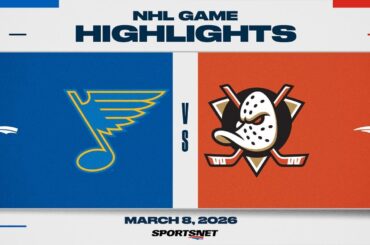 NHL Highlights | Blues vs. Ducks - March 8, 2026