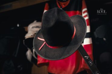 Brenden Dillon's wife Emma reads a letter to her husband