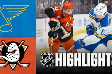 Blues vs. Ducks | NHL Highlights | March 08, 2026