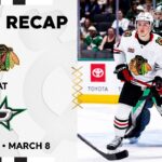 Blackhawks at Stars Game Highlights | 3.8.26