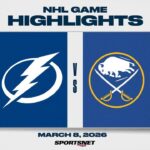 NHL Highlights | Lightning vs. Sabres - March 8, 2026