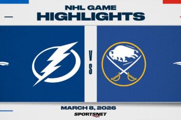 NHL Highlights | Lightning vs. Sabres - March 8, 2026