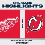 NHL Highlights | Red Wings vs. Devils - March 8, 2026