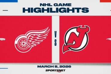 NHL Highlights | Red Wings vs. Devils - March 8, 2026