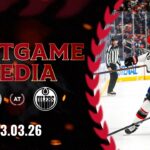 LIVE: Postgame MEDIA EDM 5 OTT 4 (OT)
