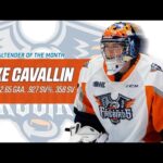 OHL Goaltender of the Month - Luke Cavallin (Flint Firebirds)