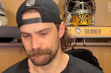 Stuart Skinner on Penguins' shootout loss to Flyers, facing Trevor Zegras