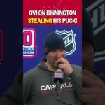 Ovi reacts to BINNER the PUCK BANDIT 👀