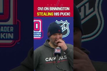 Ovi reacts to BINNER the PUCK BANDIT 👀