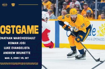 Marchessault, Josi, Evangelista & Brunette - Postgame: March. 2, 2026