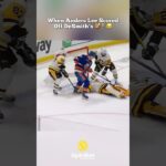When Anders Lee Scored Off DeSmith’s Nuts 😂 #nhl #hockey #pittsburghpenguins #nyislanders #crosby
