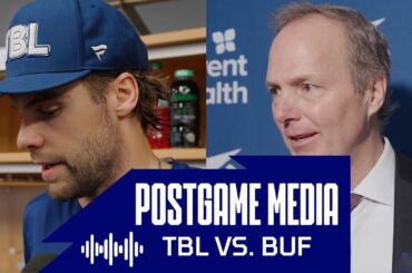 Postgame Media vs BUF | Cooper, Hagel