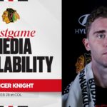 “Come into every moment and be present.” | Spencer Knight Postgame 2.28.26