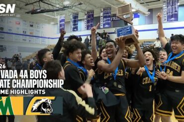 2026 Nevada 4A Boys Basketball State Championship Highlights: Bishop Manogue vs. Clark