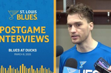 March 8: Postgame Interviews