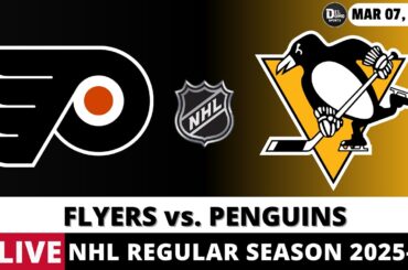 PHILADELPHIA FLYERS VS PITTSBURGH PENGUINS 🏒 NHL Game Score Radio Play-by-Play