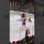 Michael Brandsegg-Nygård reverse hits Jack Hughes 😤🐙 #lgrw #redwings