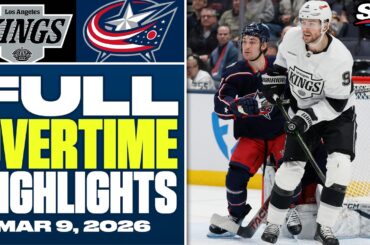Los Angeles Kings at Columbus Blue Jackets | FULL Overtime Highlights - March 9, 2026