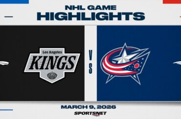 NHL Highlights | Kings vs. Blue Jackets - March 9, 2026
