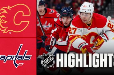 Flames vs. Capitals | NHL Highlights | March 09, 2026