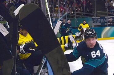 He got rocked by a shrimp...lol