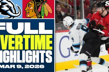Utah Mammoth at Chicago Blackhawks | FULL Overtime Highlights - March 9, 2026