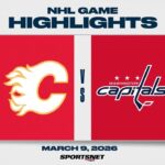 NHL Highlights | Flames vs. Capitals - March 9, 2026