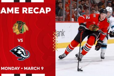 Blackhawks vs. Mammoth Game Highlights | 3.9.26