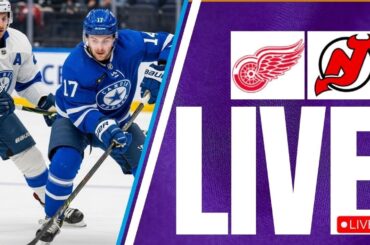 🔴 LIVE: DETROIT RED WINGS vs NEW JERSEY DEVILS | NHL | PLAY BY PLAY | LIVE SCOREBOARD
